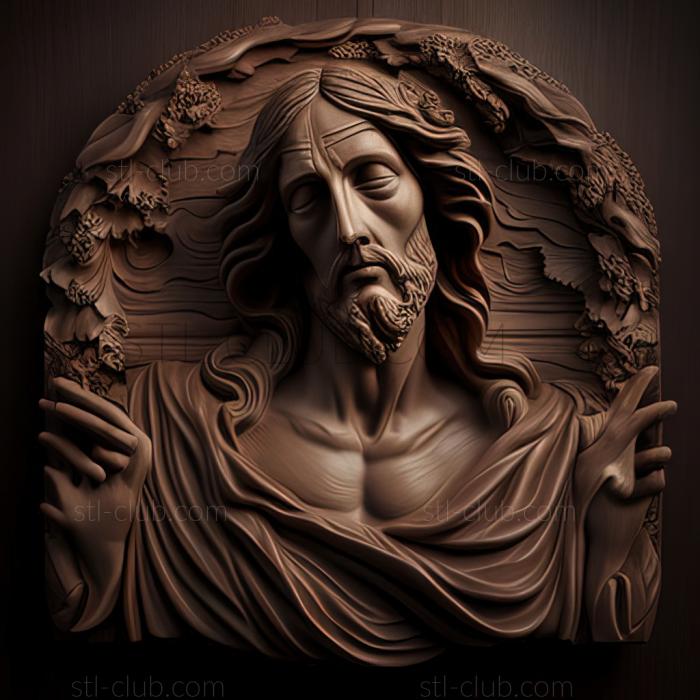 3D мадэль Святой Иисус (STL)